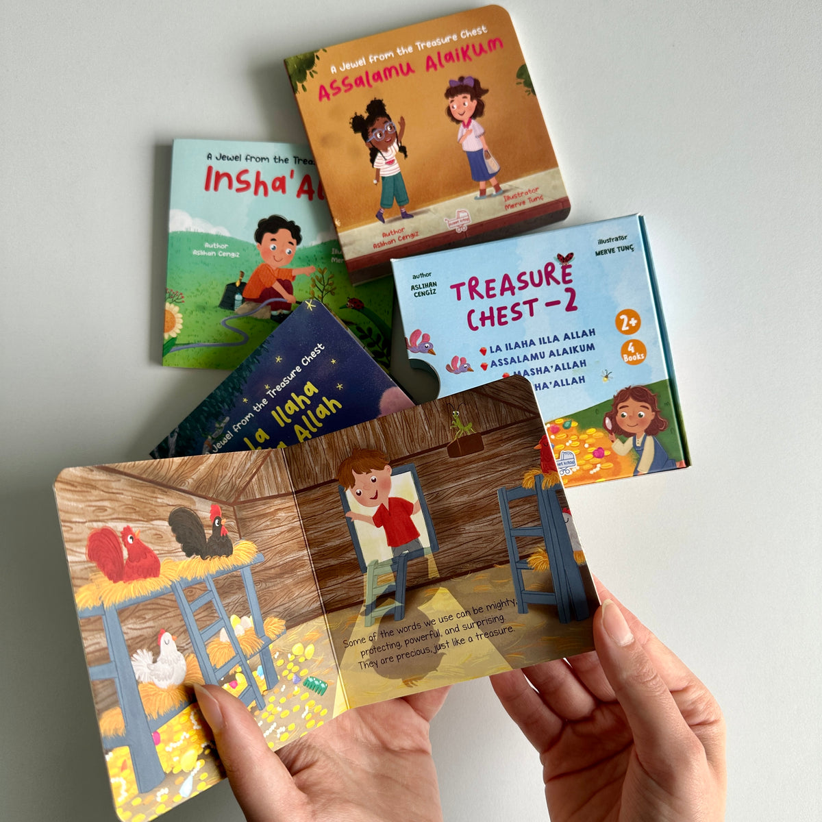 A Jewel from the Treasure Chest – Set 2 (4 Mini Board Books) | Islamic Children’s Book Series