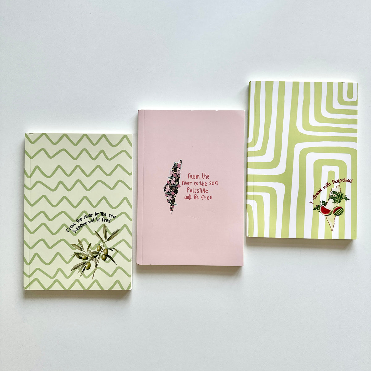 Palestine Solidarity A5 Dotted Notebook