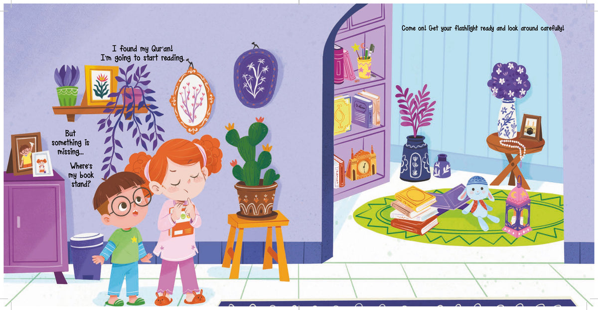 I’m Going to Read Qur’an, But Something Is Missing! – Light & Seek Board Book