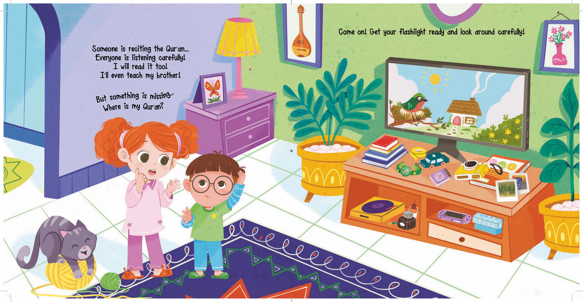 I’m Going to Read Qur’an, But Something Is Missing! – Light & Seek Board Book