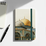 Notebook with a design of dome of the rock on the cover