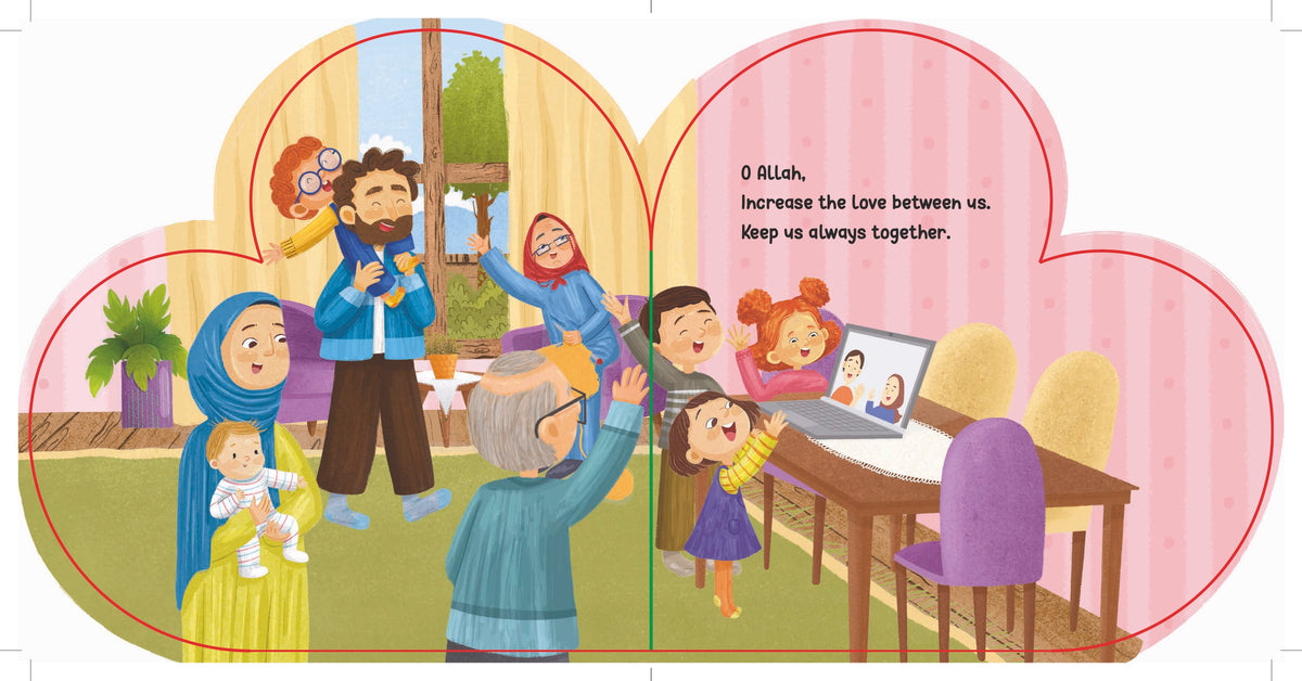 My First Duas – Islamic Dua Board Books for Kids | 4-Book Set
