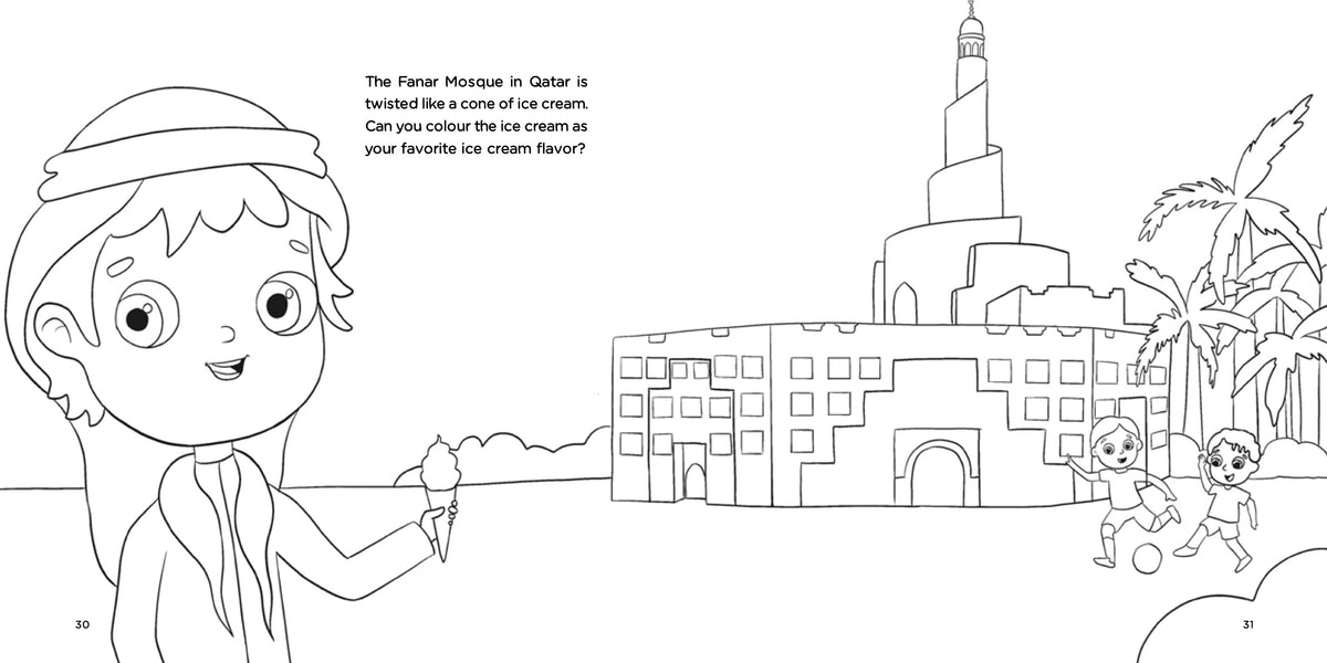 What Colour is Your Mosque? Coloring Book - Islamic Children's Activity Book