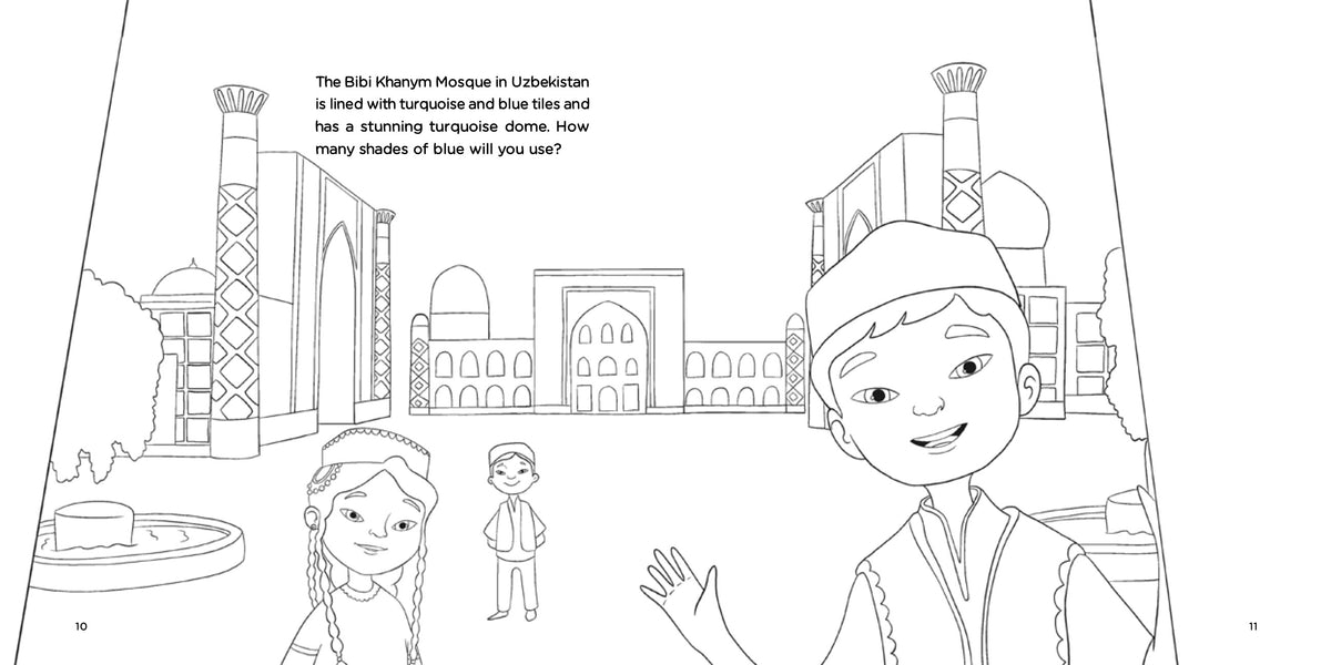 What Colour is Your Mosque? Coloring Book - Islamic Children's Activity Book