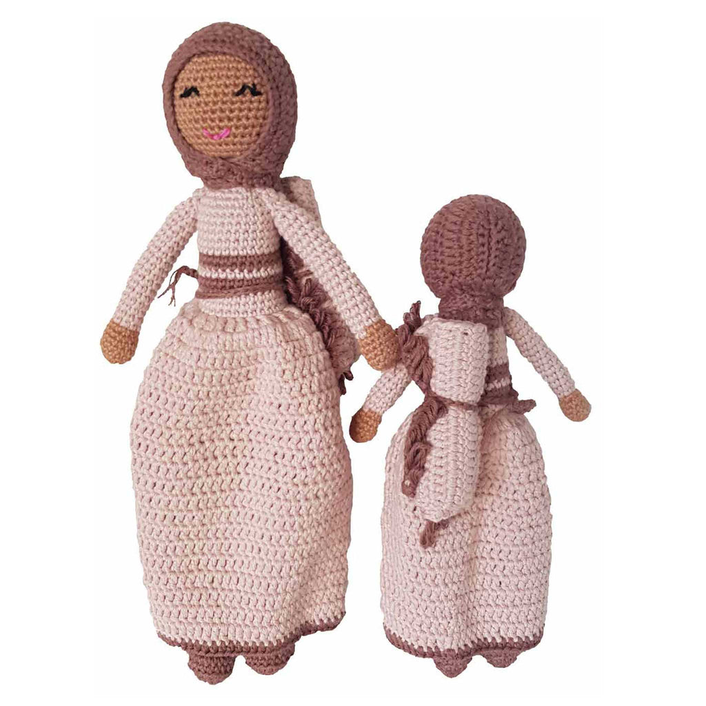 Best crochet hijab doll for kids large and medium size