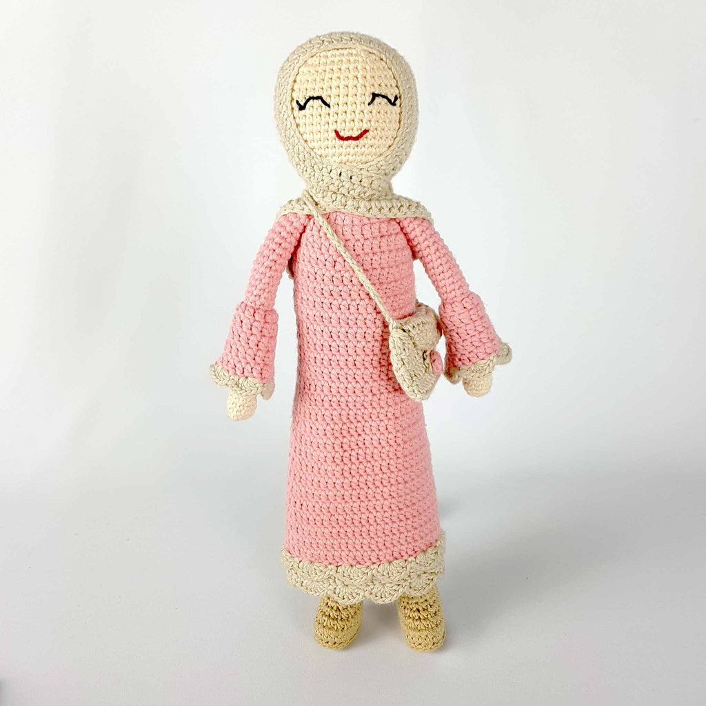 handmade muslim doll for baby