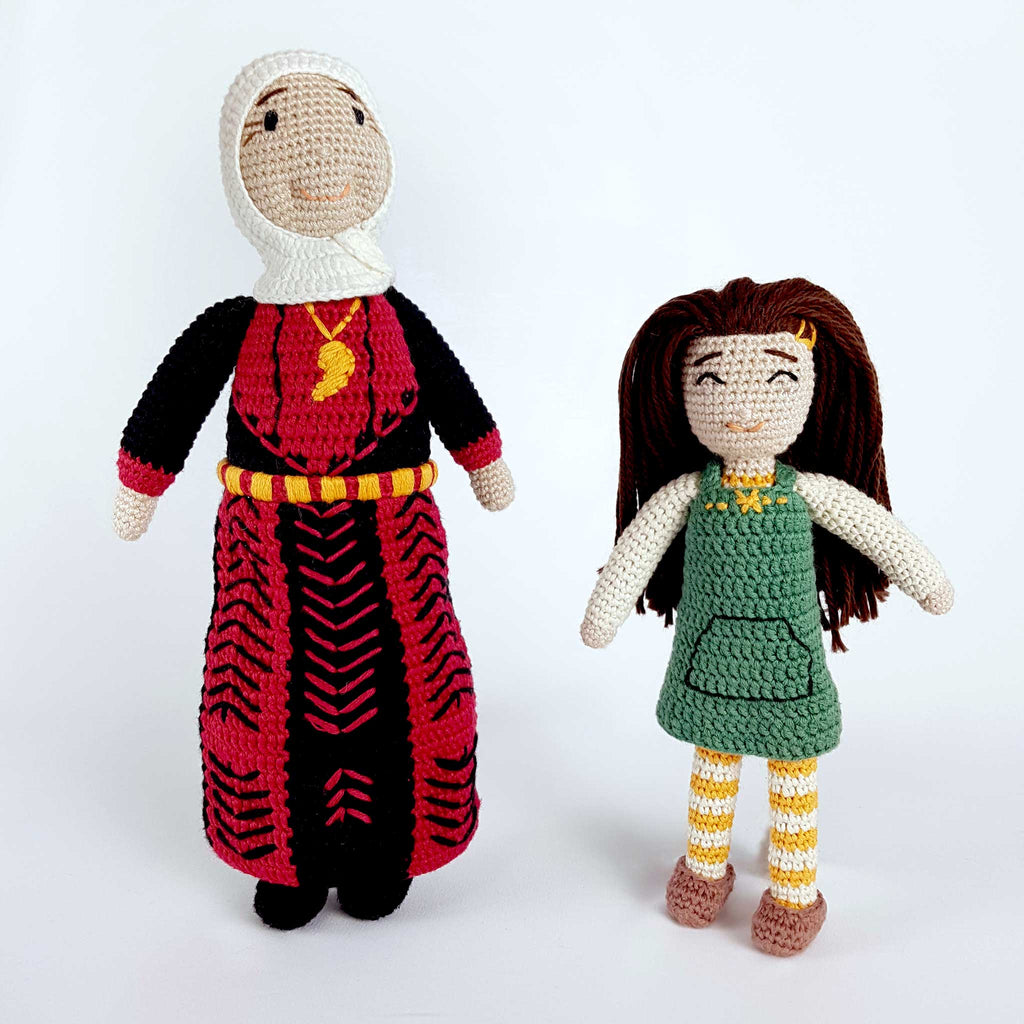 islamic book palestine story crochet doll grandma granddaughter